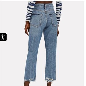 Agolde Riley High Rise Straight Jean - size 27